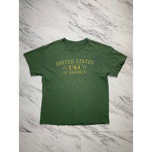 Army Green “USA” Tee